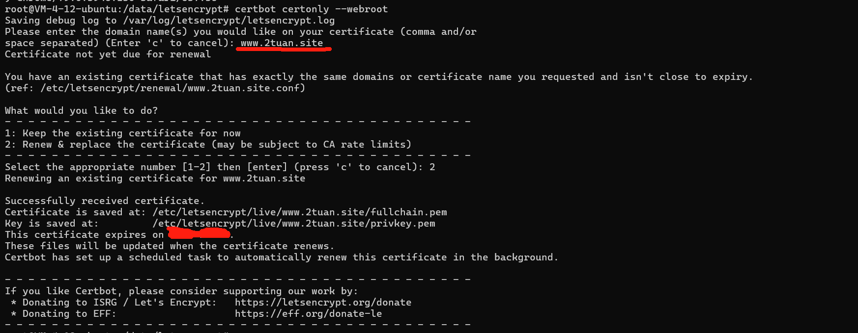 使用Certbot给Openresty申请SSL证书
